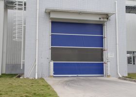 蚌埠市电动快速门,多种颜色可定制-广州奇翔
